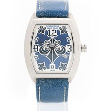 Affliction - STEEL/BLUE UNISEX ANTIQUE WATCH by Affliction, OS