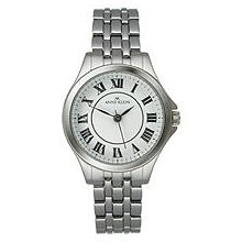 AK Anne Klein Bracelet Silver-tone White Dial Women's watch