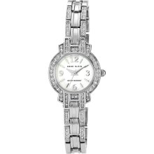 Ak Anne Klein Women's 10/9775mpsv Swarovski Crystal Accented Bracelet Watch