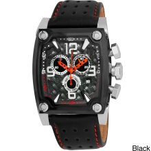 Akribos XXIV Men's Swiss Quartz Chronograph Watch (Black)
