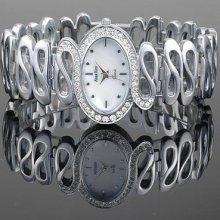 Alias Kim Crystal Diamonds Ladies Women Fashion Bracelet Wrist Watch Ak034