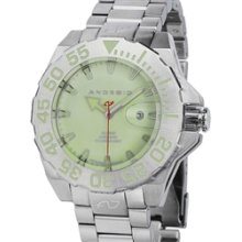 Android Men's Divemaster Silverjet-500 Automatic, Luminous Dial Watch #AD442BGR2