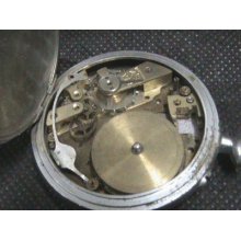 Antique Movement Pocket Watch For Repair Or Parts Roskop Enamel Dial