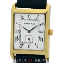 Audemars Piguet Edward Piguet 18k Yellow Gold Dress Watch White Roman Dial