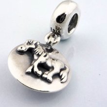 Authentic Pandora Sterling Silver Horse Chinese Zodiac Dangle
