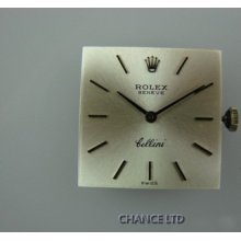 Authentic Rolex Cellini 1600 19 Jewels Silver Dial And Movement Only Excellent