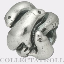 Authentic Trollbeads Silver Seals Bead Trollbead