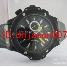 Ayrton Senna Big Bang Automatic Black Case Black Dial Mens Sport Wat