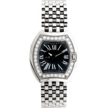 Bedat No. 3 Diamond Steel Black Ladies Watch 334.031.301