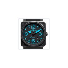 Bell & Ross Aviation BR 03-92 Blue Mens Watch BR0392-BLUE