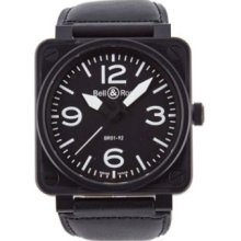 Bell & Ross Black Carbon Automatic Stainless Steel Br-01-92-carbon