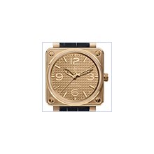 Bell & Ross BR 01-92 Gold Ingot Mens Watch BR0192-GOLD_INGOT