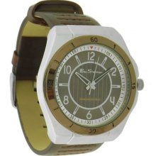 Ben Sherman Mens Brown Dial Brown Strap Designer Watch â€“ R928