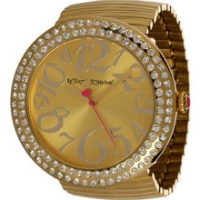 Betsey Johnson Female Gold Stretch Band Watch - Gold