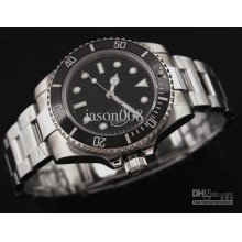 Black Men Mechanical Watches Automatic Submariners Luxury Watch Cera