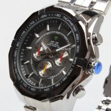 Blue Lanyou Commercial Men's Watch Needle Large Dial Cool Fashion St