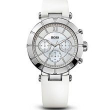 BOSS by Hugo Boss - '1502314' | White Silicon Strap Watch