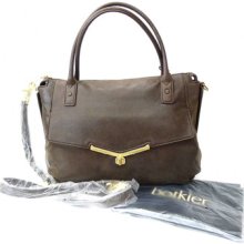 Botkier Valentina Satchel Chocolate Handbag Purse Shoulder