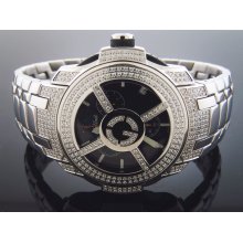 Brand New 50 CENT G-Unit GS26W - 44mm 3.00CT Diamond Watch Black Face
