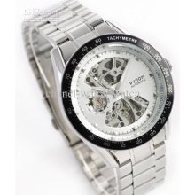 Brand Watches New Wilon Stainless Steel Mens Mechanical Watch Sport