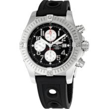 Breitling Super Avenger Volcano Black Dial Chronograph Mens Watch A1337011-B973BKRD