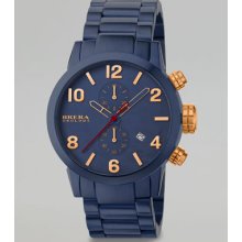 Brera Isabella Chronograph, Navy-Plated