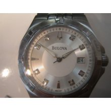 Bulova Men's Watch Quartz Diamond All Stainless S.original Edition Japan