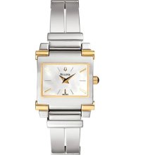Bulova Womens Bracelet Two-Tone Steel Mother of Pearl Dial Watch - 98L002 Bulova Womens Bracelet Two-Tone Steel Mother of Pearl Dial Watch - 98L002