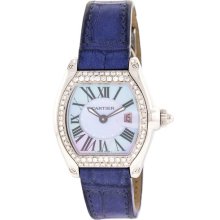 Cartier Roadster 488495nx Original Diamond Quartz Ladies Watch