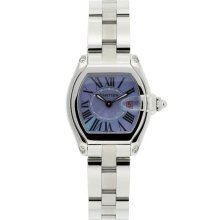 Cartier Roadster Blue Mother Of Pearl Dial Ladies Watch W6206007