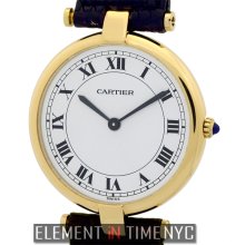 Cartier Vendome Collection Vendome Vintage 18k Yellow Gold 30mm