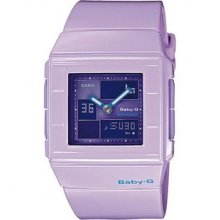 Casio Baby-g Purple Alarm World Time Digital Led Light Watch Bga-200-6edr