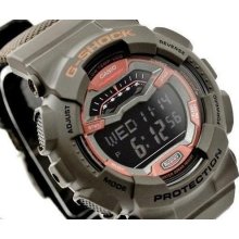 Casio G-shock, G-lide, Cordura Band, Low Temp Resistant, Gls100 Gls-100-5, Brown
