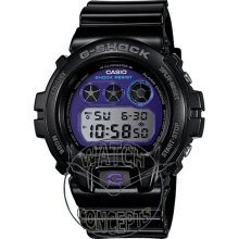 Casio G-Shock wrist watches: G-Shock Shiny Black Purple dw6900mf-1