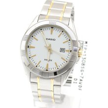 Casio Men E-data-bank Pair Watch +warranty Mtp1308sg Mtp-1308sg-7a