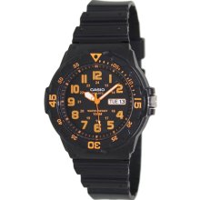 Casio Men's MRW200H-4BV Black Plastic Quartz Watch with Black Dial