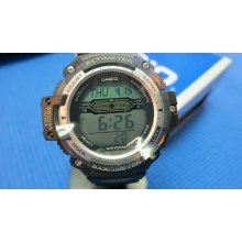 Casio Sgw300h-1a Mens Twin Sensor Sports Watch Altimeter Thermometer Barometer
