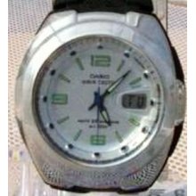 Casio wrist watch Atomic mens WaveCeptor World Time synthetic strap