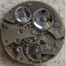 Censor. Pocket Watch Movement & Dial 42,5 Mm Balance Ok. To Restore