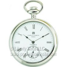 Charles-Hubert 3756WR Antique Style Mechanical 17 Jewel Pocket Watch