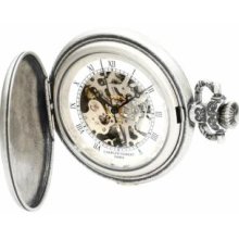 Charles-Hubert Paris 3921 Antique Silver Plated Mechanical Pocket Watch