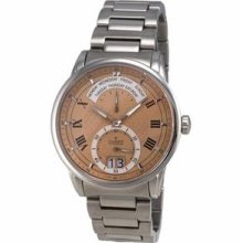 Charmex Of Switzerland Men's Zermatt 43mm Havana Dial Quartz Watch 1963 Charmex Of Switzerland Men's Zermatt 43mm Havana Dial Quartz Watch 1963