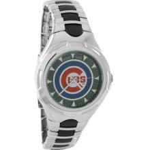 Chi Cubs watch : Chicago Cubs Stainless Steel Victory Watch