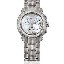 Chopard Happy Sport Chronograph White Gold Watch 283582-1004