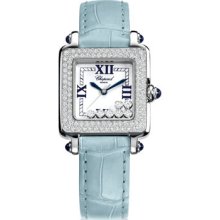 Chopard Happy Sport Classic Square Medium Steel Watch 278361-2003