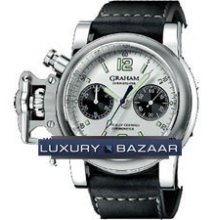 Chronofighter (Steel / Silver-Black / Leather)