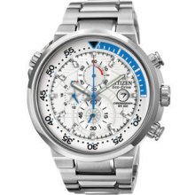 Citizen CA0440-51A Watch Endeavor Mens - White Dial Stainless Steel Case Quartz Movement