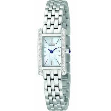 Citizen Eg2680 53d Eco Drive Diamond Mother Of Pearl Womens Wrist Watch - A1
