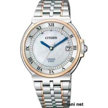 Citizen Exceed Clock 35th Anniversary Model Pair Model As7074-57a Men's Watch