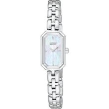 Citizen Silhouette Analog Display Mop Dial Womens Wrist Watches Eg2750-50d